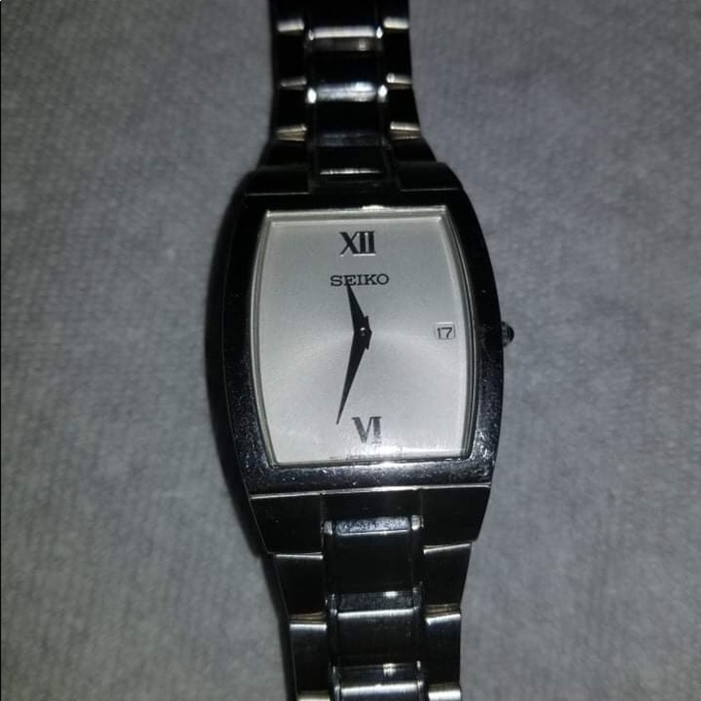 Seiko Womens Rectangle Watch